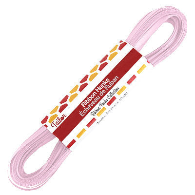 pink 4mm wide satin ribbon hank
