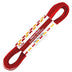 red 4mm wide satin ribbon hank
