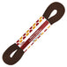 dark chocolate 6mm wide satin ribbon hank