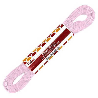pink 10mm wide satin ribbon hank