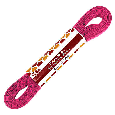 virtual pink 10mm wide satin ribbon hank