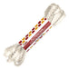 off white 4mm wide picot satin ribbon hank