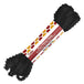 black 4mm wide picot satin ribbon hank
