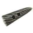 brown 52mm two hole fashion horn button