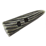 brown 52mm two hole fashion horn button