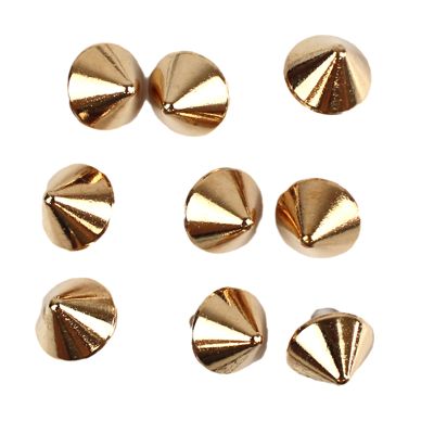 shiny gold stud buttons