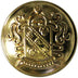 gold 18mm military fashion button
