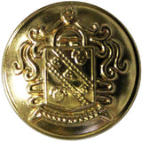 gold 25mm military fashion button 