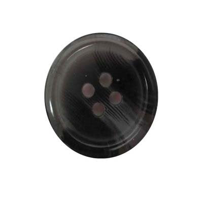 black 21mm four hole button