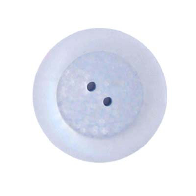 25mm soft blue 2 hole button 