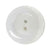 25mm shinny white 2 hole button