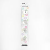 4 x 18mm white 2 hole buttons 