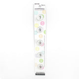 5 x 13mm white 2 hole buttons