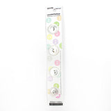 4 x 15mm white 2 hole buttons