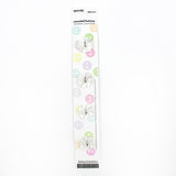 4 x 14mm white 2 hole buttons