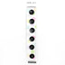 6 x 12mm black 2 hole button