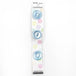 3 x 19mm blue 2 hole button