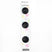 3 x 19mm black 2 hole button