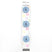 3 x 19mm blue 2 hole button