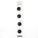 4 x 15mm black 2 hole button