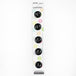 5 x 14mm black 2 hole button 