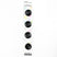 4 x 18mm black 2 hole button