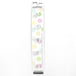 5 x 9mm white button 