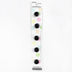 5 x 10mm black button 