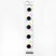 5 x 11mm black button