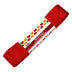 primary red 25mm wide satin ribbon hank