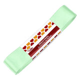 mint green 25mm wide satin ribbon hank