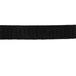 black polyester rubber woven non-roll 19mm elastic