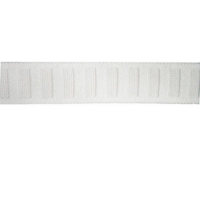 white polyester rubber woven non-roll 25mm elastic