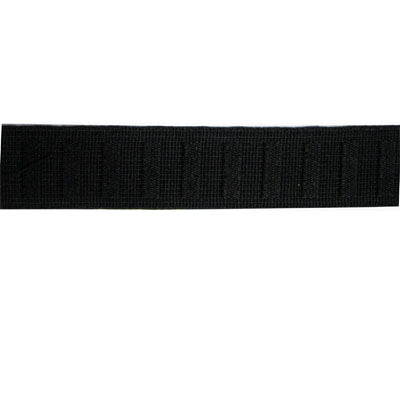 black polyester rubber woven non-roll 25mm elastic