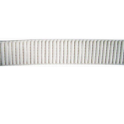 white polyester rubber ribbed woven non-roll 25mm elastic