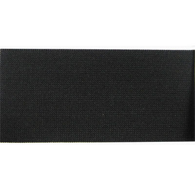 black polyester rubber 75mm elastic knit