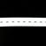 white polyester rubber 25mm button hole elastic