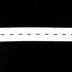 white polyester rubber 25mm button hole elastic