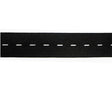 black polyester rubber 25mm button hole elastic
