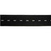 black polyester rubber 25mm button hole elastic