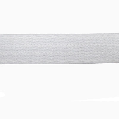white 30mm polyester rubber pajama/sport elastic