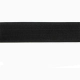 black 30mm polyester rubber pajama/sport elastic
