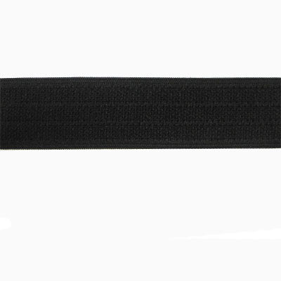 black 30mm polyester rubber pajama/sport elastic