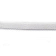 white 14mm nylon spandex lingerie patterned elastic with scalloped edge