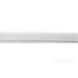 white 12mm nylon spandex lingerie elastic with scalloped edge