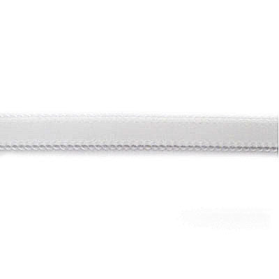 white 12mm nylon spandex lingerie elastic with scalloped edge