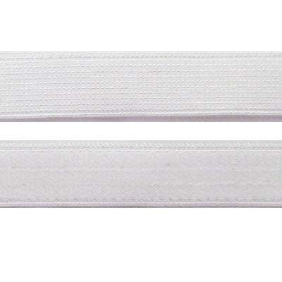 white 9.5mm nylon silica gel spandex non slip elastic trim