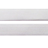 white 9.5mm nylon silica gel spandex non slip elastic trim