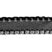 black 16mm nylon spandex ruffled elastic