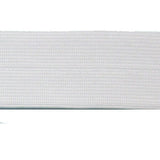white 25mm nylon spandex folder over elastic 